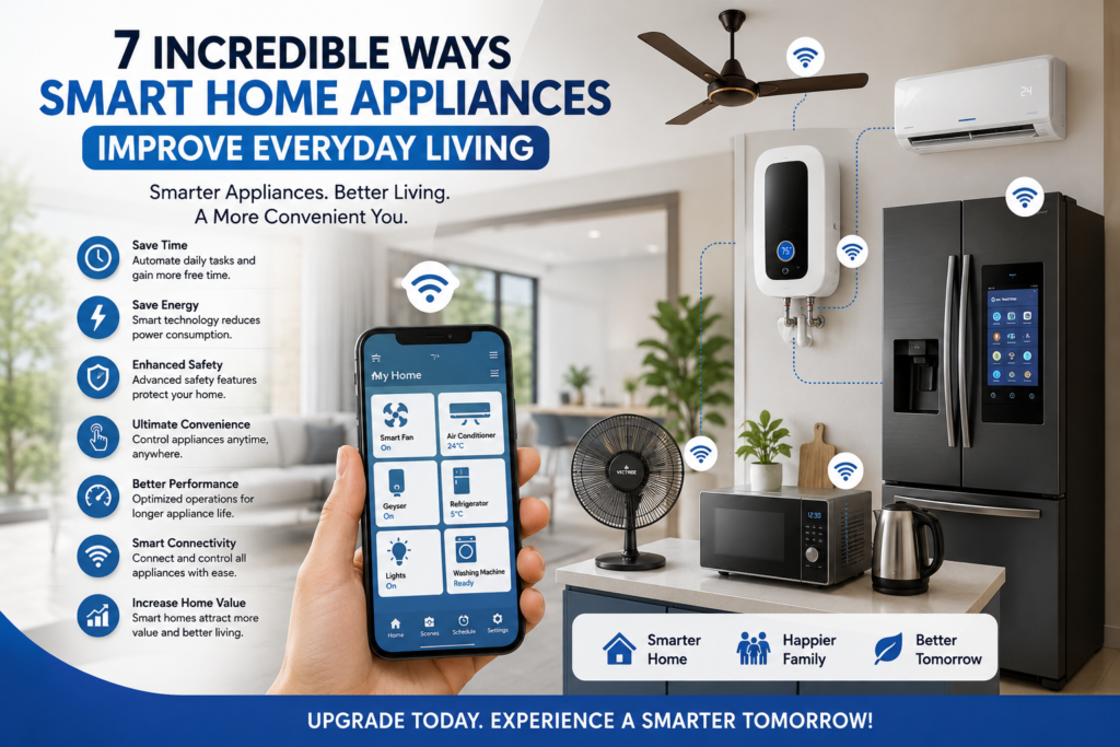7 Incredible Ways Smart Home Appliances Improve Everyday Living