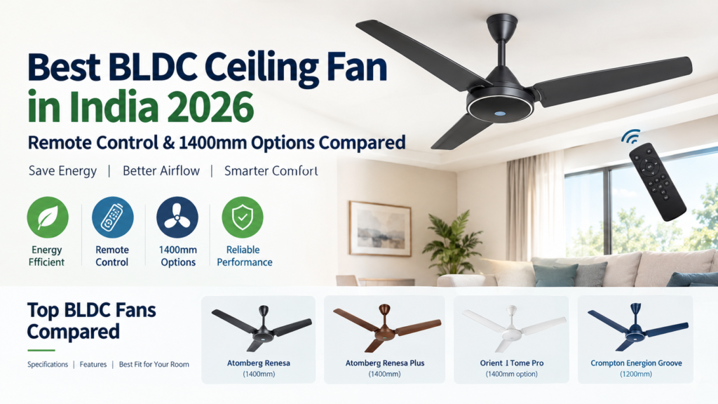 Best BLDC Ceiling Fan in India 2026